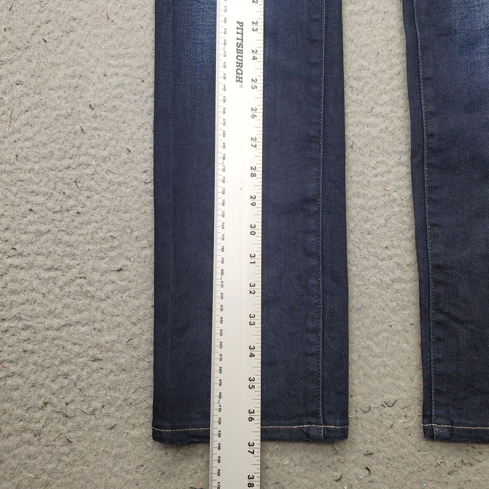 Calvin Klein Calvin Klein Jeans Womens Jeans 26 | Blue Denim Dark Wash Straight Leg Streetwear 26 Womens Size 26 Blue 5-Pocket Design Regular Fit Size 26" / US 2 / IT 38 - 3 Thumbnail