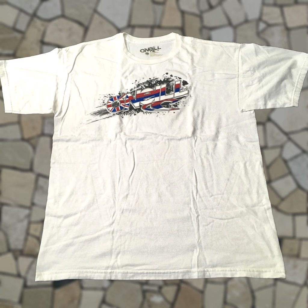 O'Neill O'Neill Shirt Men's L White Hawaii Graphic Tee Short Sleeve Crew Neck T-Shirt Adult Size US L / EU 52-54 / 3 - 1 Thumbnail
