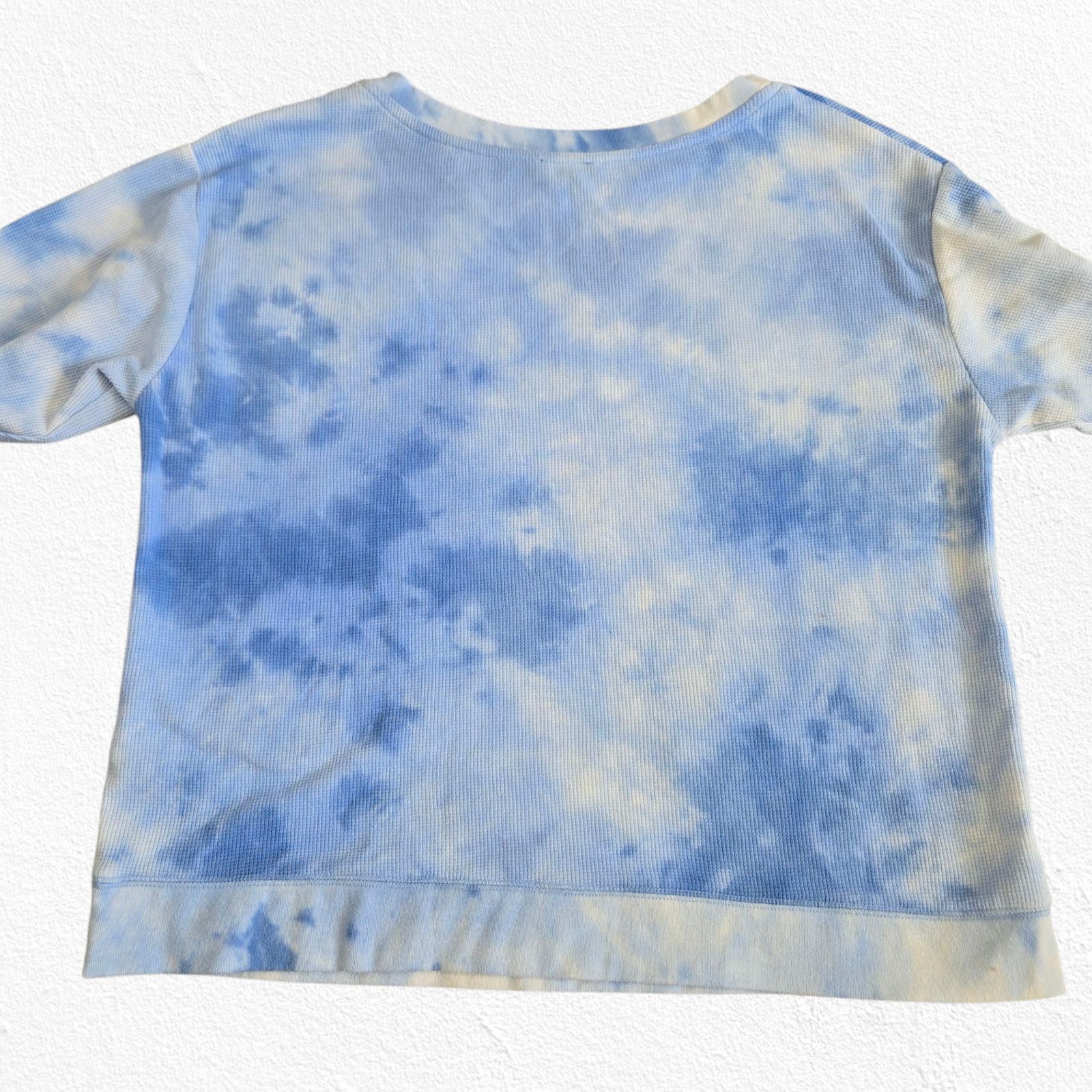 Splendid Splendid Blue Tie Dye Long Sleeve Top Size Medium Size M / US 6-8 / IT 42-44 - 2 Thumbnail