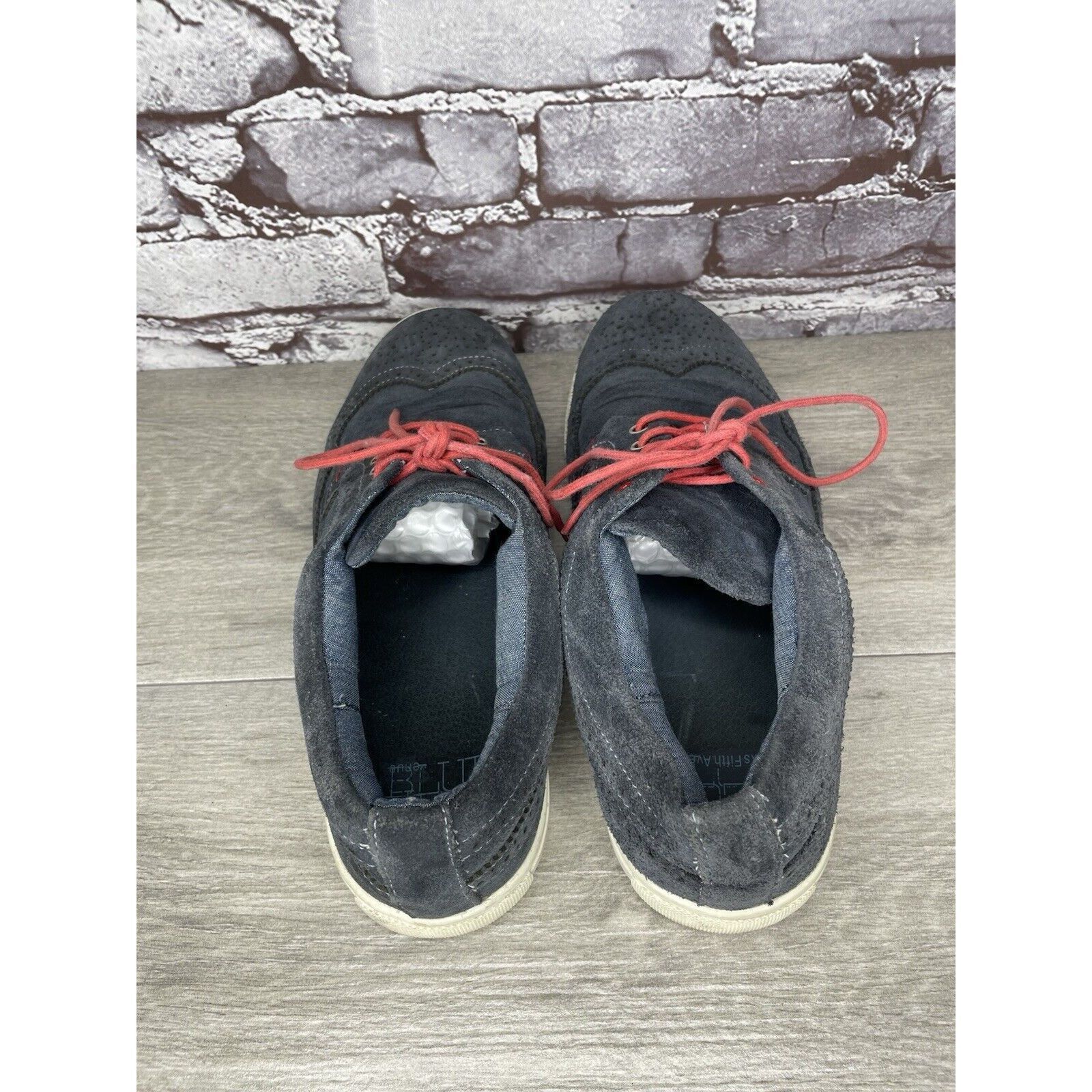 Saks Fifth Avenue Blue SAKS FIFTH AVE Blue Colored Suede Wingtip Casual Shoes Size US 11 / EU 44 - 5 Thumbnail