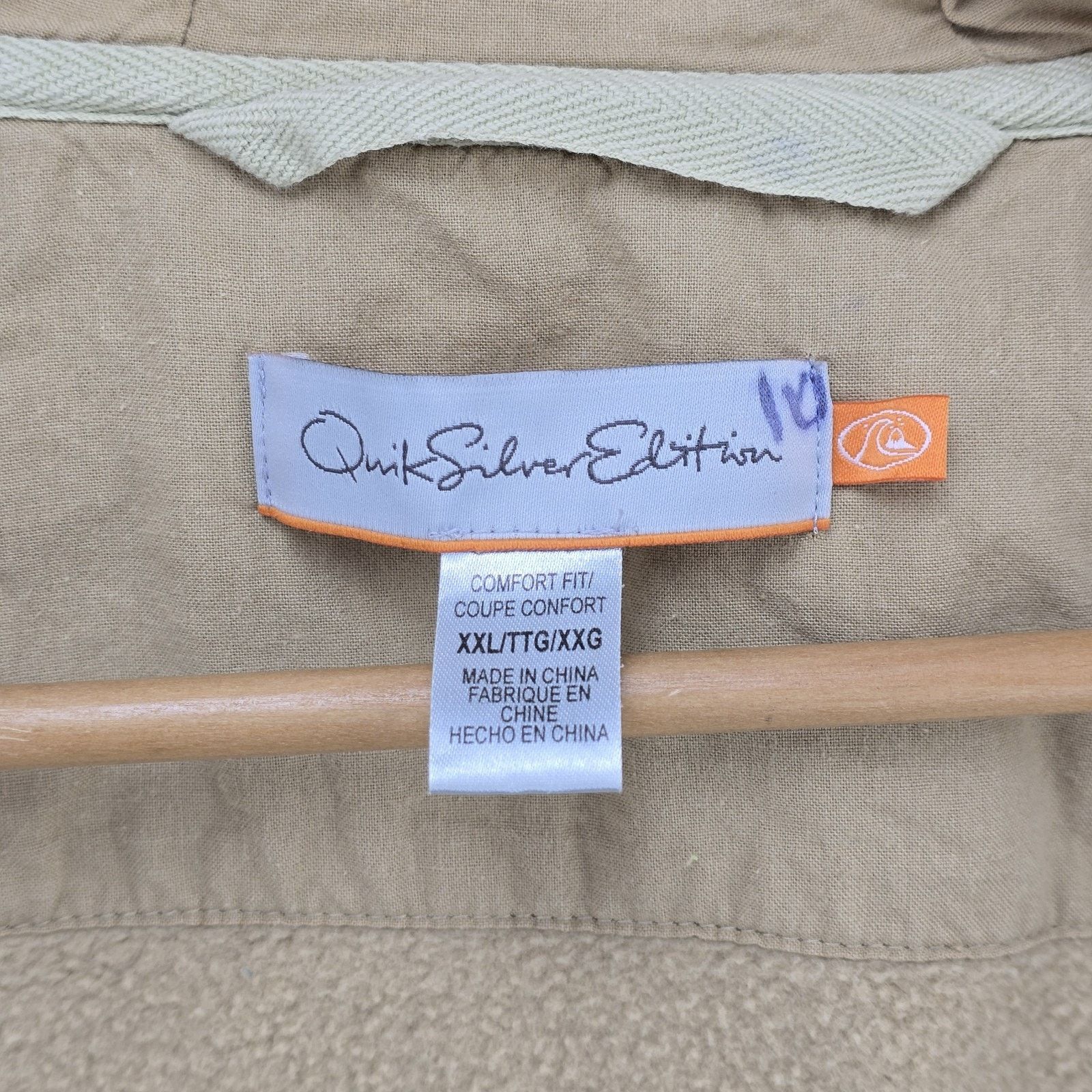Quiksilver Vintage Quiksilver Full Zip Hoodie Mens 2XL Y2K Skater Surf Size US XXL / EU 58 / 5 - 9 Thumbnail