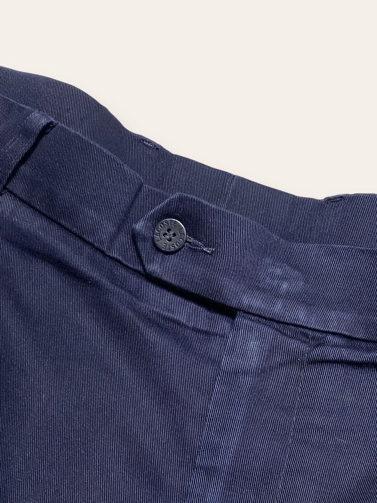Lacoste 90s Vintage LACOSTE CHEMISE Navy Faded Baggy Pants Size US 38 / EU 54 - 6 Thumbnail