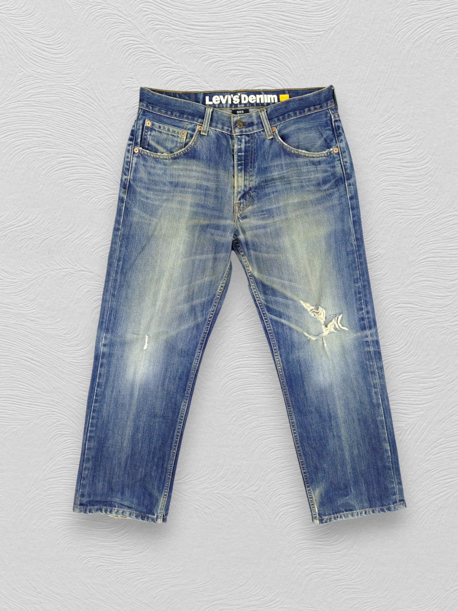 Vintage Levi's 503 Loose Straight Distressed Denim -JN571