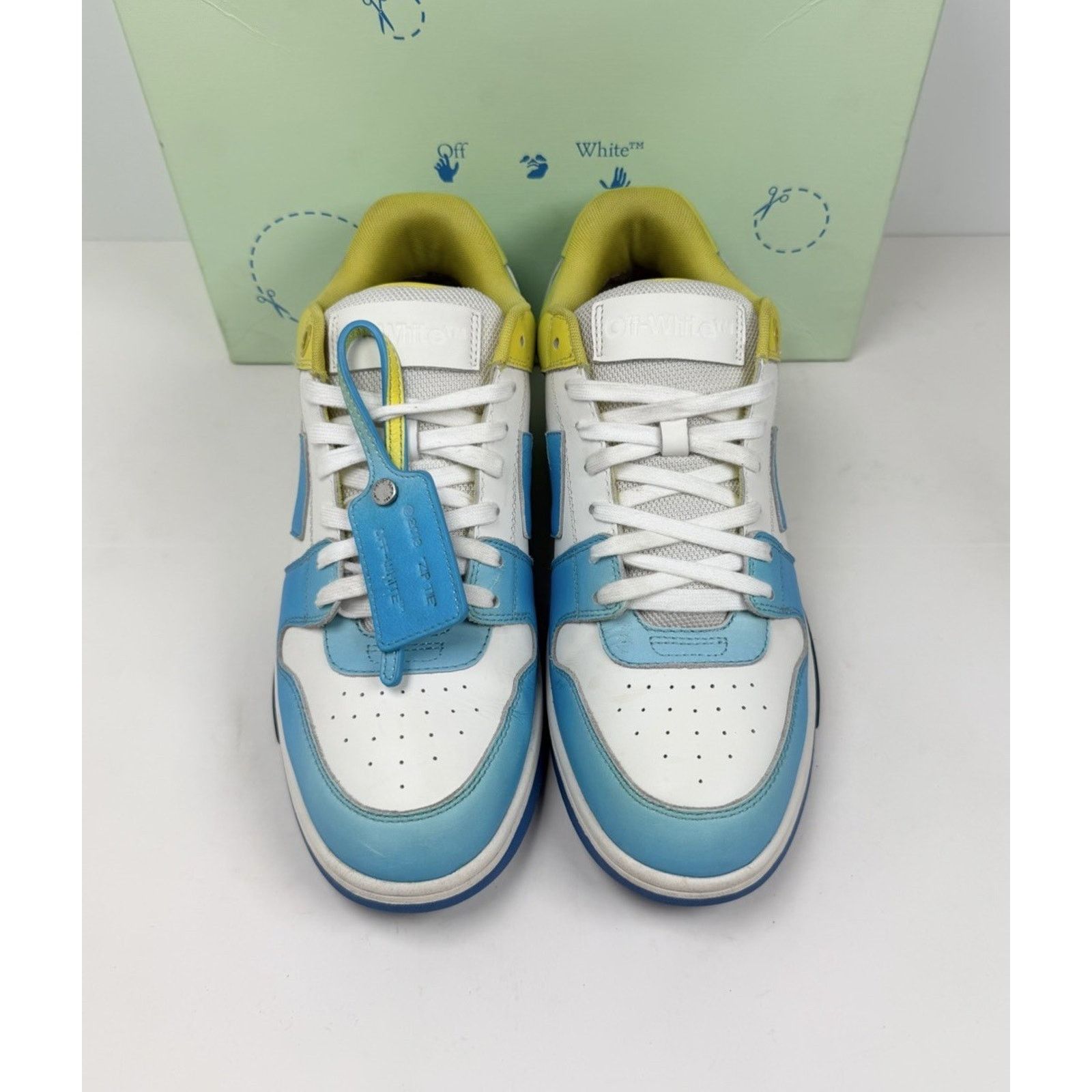 Off-White Size 44EU/11US- Off-White Out Of Office Blue/Yellow Size US 11 / EU 44 - 2 Thumbnail