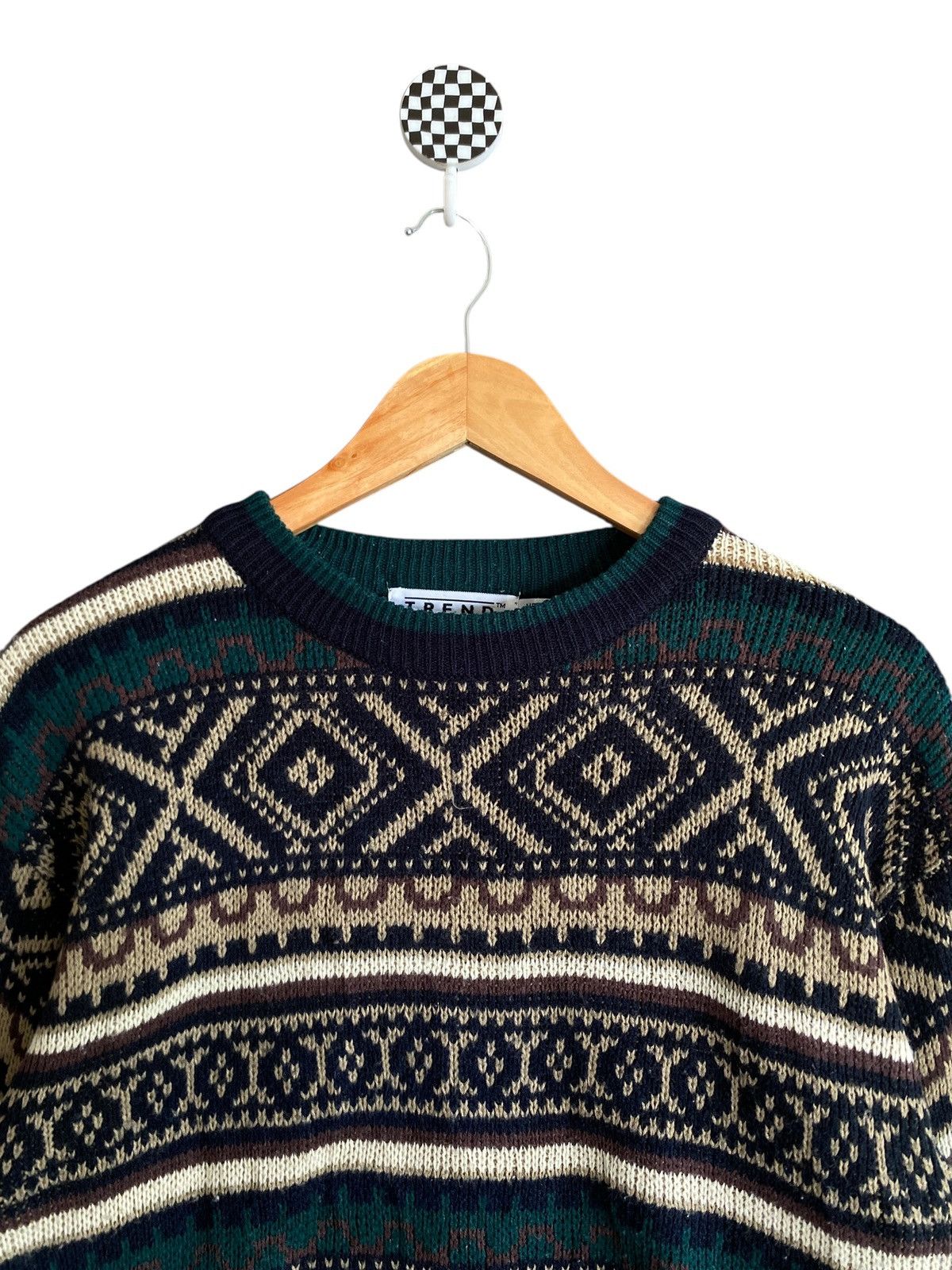 Vintage Vintage Brand Trend Basics Navajo Wool Knitwear 1990s Size US M / EU 48-50 / 2 - 4 Thumbnail