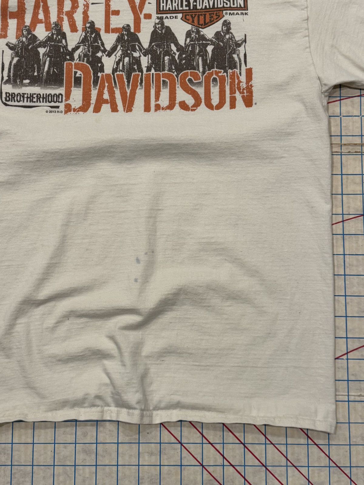 Harley Davidson Harley Davidson Lone Wolf Graphic Tee Used White Size Large Size US L / EU 52-54 / 3 - 9 Thumbnail