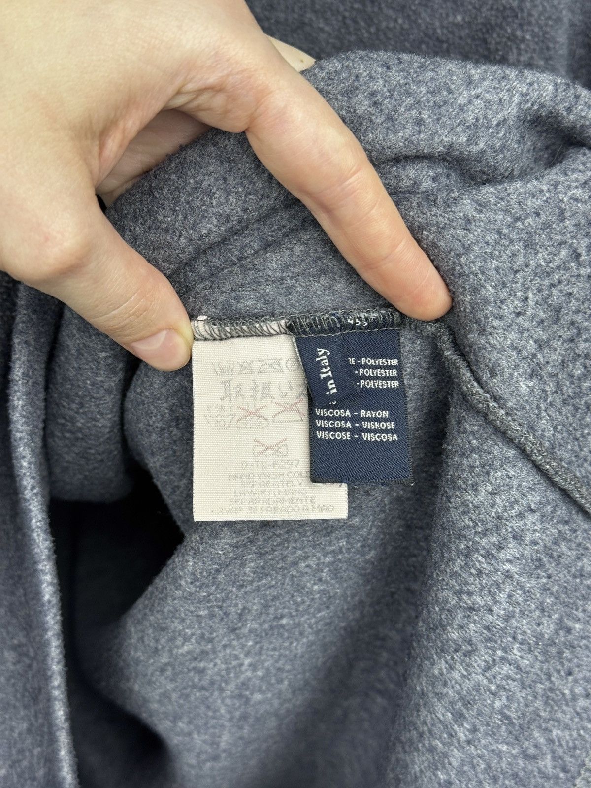 Ermenegildo Zegna Ermenegildo Zegna 1/4 Zip Polyester Viscose Pullover Jumper Size US L / EU 52-54 / 3 - 11 Thumbnail