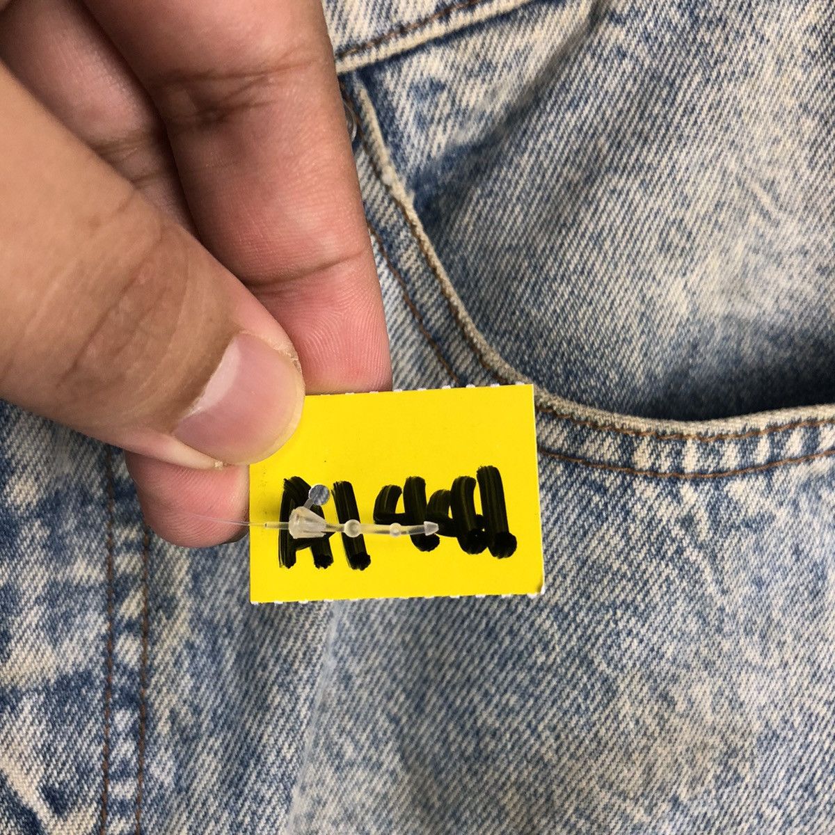 Levi's Levis vintage Blue Denim Pants #A1441 Size US 27 - 9 Thumbnail
