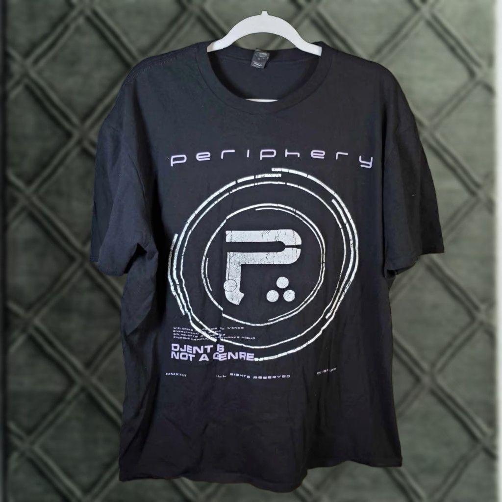 Anvil Periphery Spring Tour 2023 Black T Shirt Size XL Djent Is Not A Genre Band Djent Size US XL / EU 56 / 4 - 1 Thumbnail