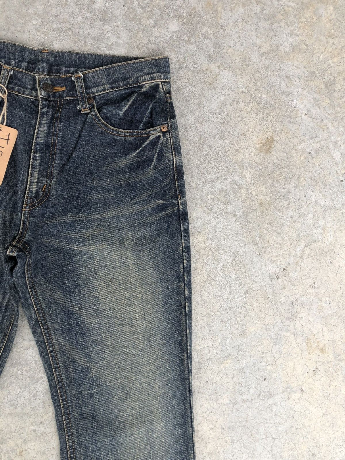 If Six Was Nine Bobson Flared Jeans Mudwash Distressed Jeans Size US 30 / EU 46 - 5 Thumbnail
