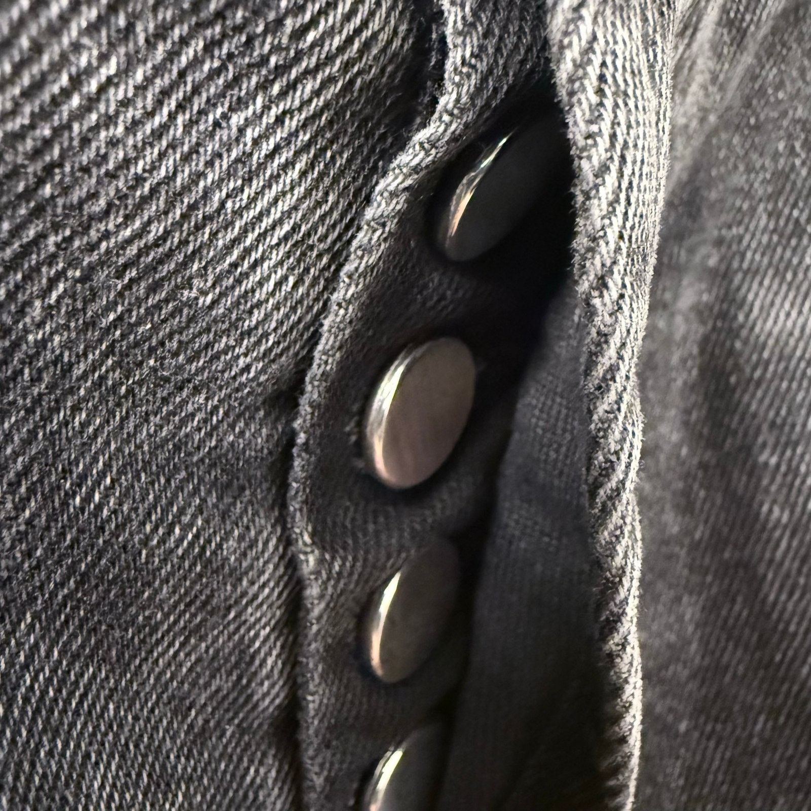 Balmain NWT $1350 Value Balmain Biker Jeans Washed Black Moto Denim Size US 33 - 11 Thumbnail