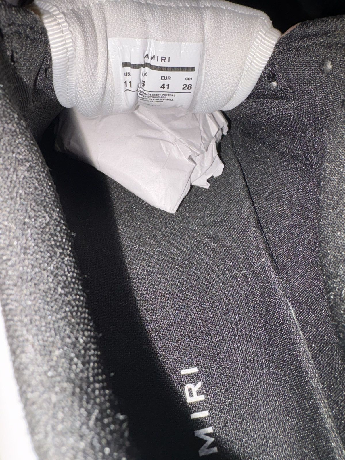 Amiri Amiri Skelton Top Low Sneakers Size US 8 / EU 41 - 4 Thumbnail
