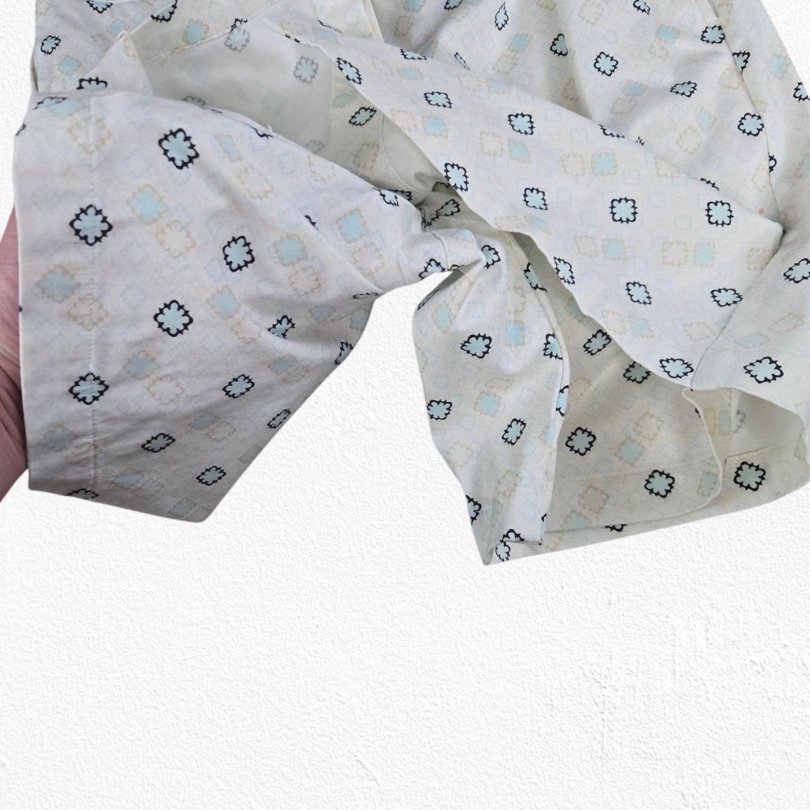 Vintage Y2K White Pastel Geometric Print Skort Size 10 Size 32" / US 10 / IT 46 - 6 Thumbnail