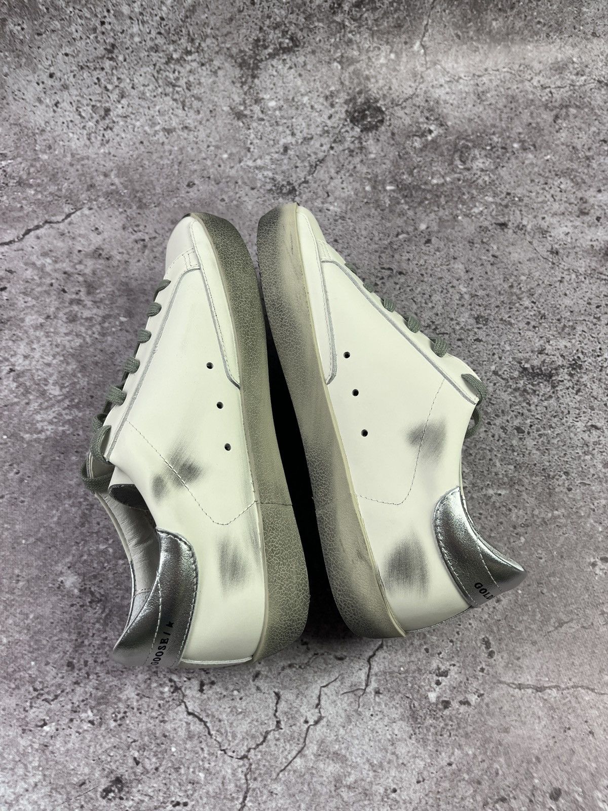 Golden Goose Superstar Leather Low Top Sneakers Size US 8 / IT 38 - 4 Thumbnail