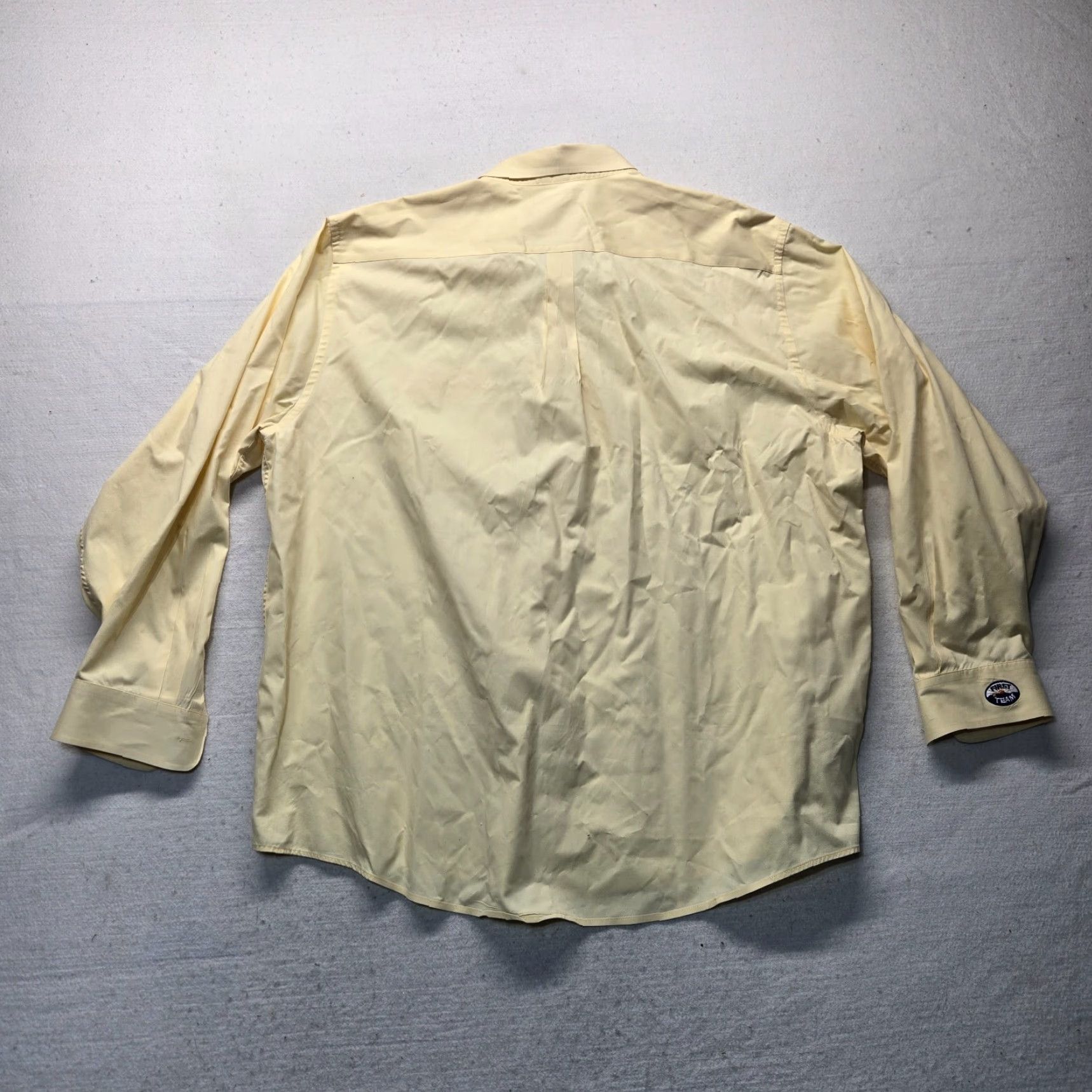 Logo 7 First Team Roanoke Virginia VA Shirt Logo Yellow Button Long Sleeve Men 3XL XXXL Size US XXL / EU 58 / 5 - 7 Thumbnail