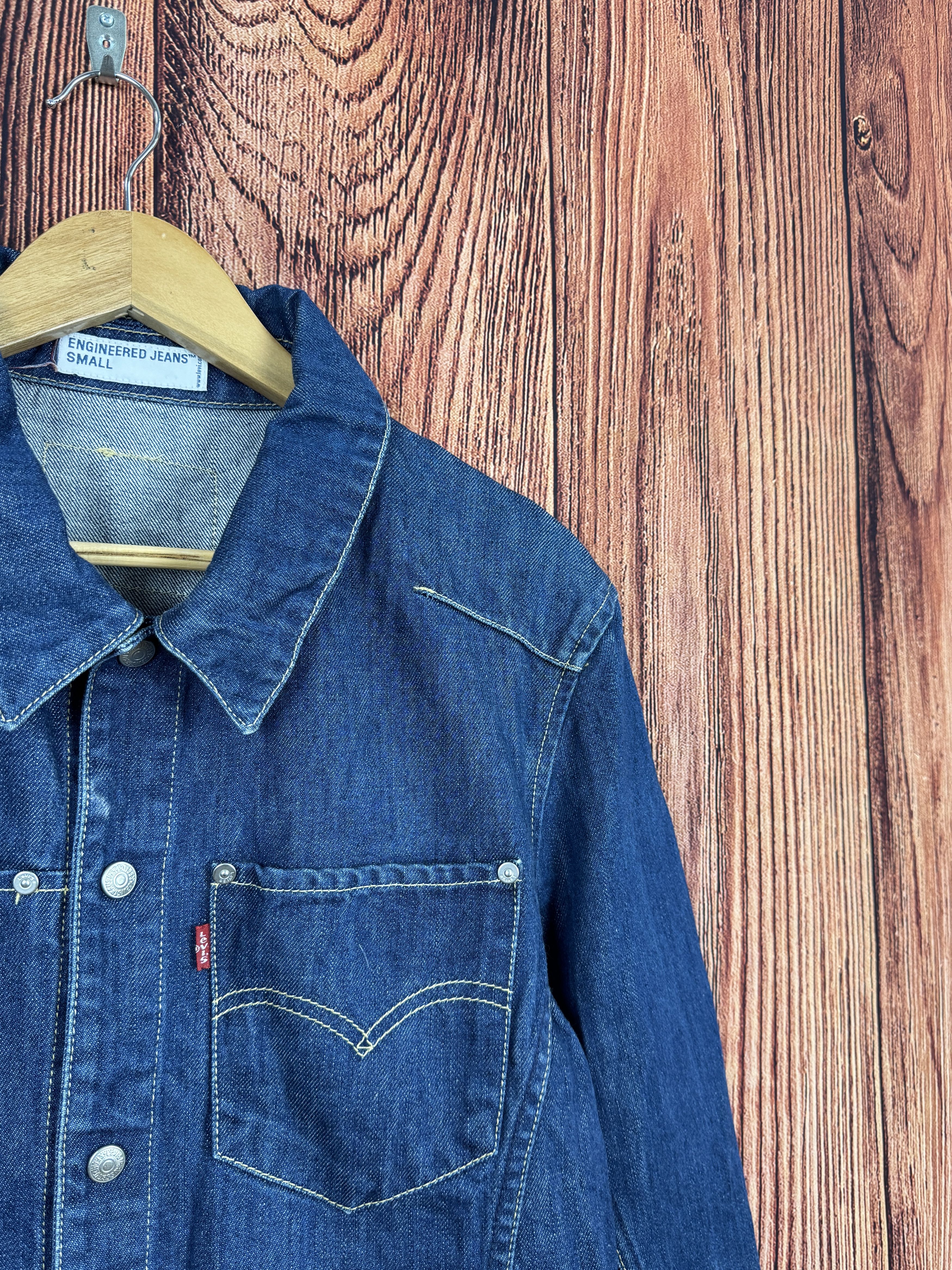Levi's Vintage 90s Levis Engineered Denim Jacket Deadstock Size US S / EU 44-46 / 1 - 5 Thumbnail
