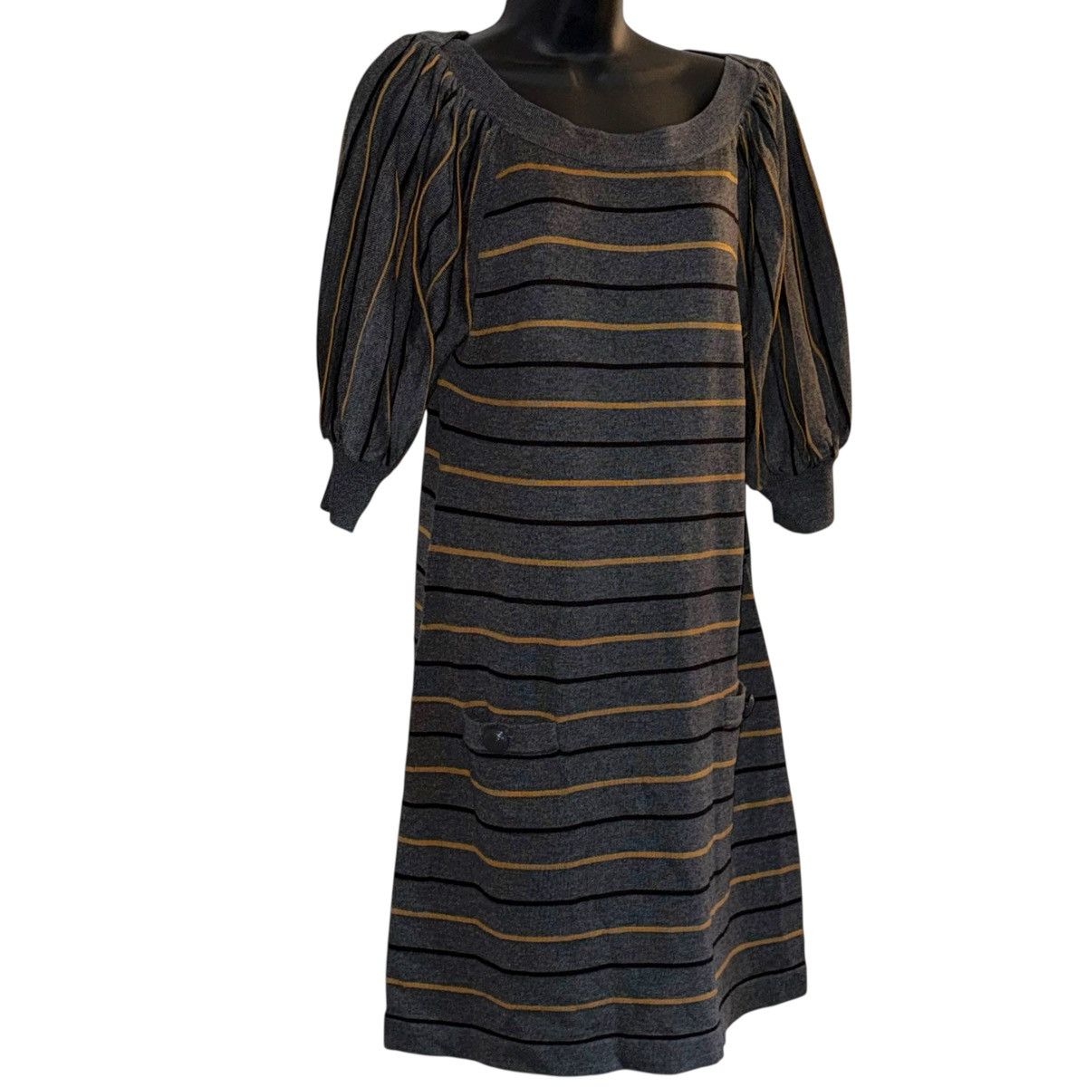 Other Jessica Howard gray striped sweater dress Size L / US 10 / IT 46 - 3 Thumbnail