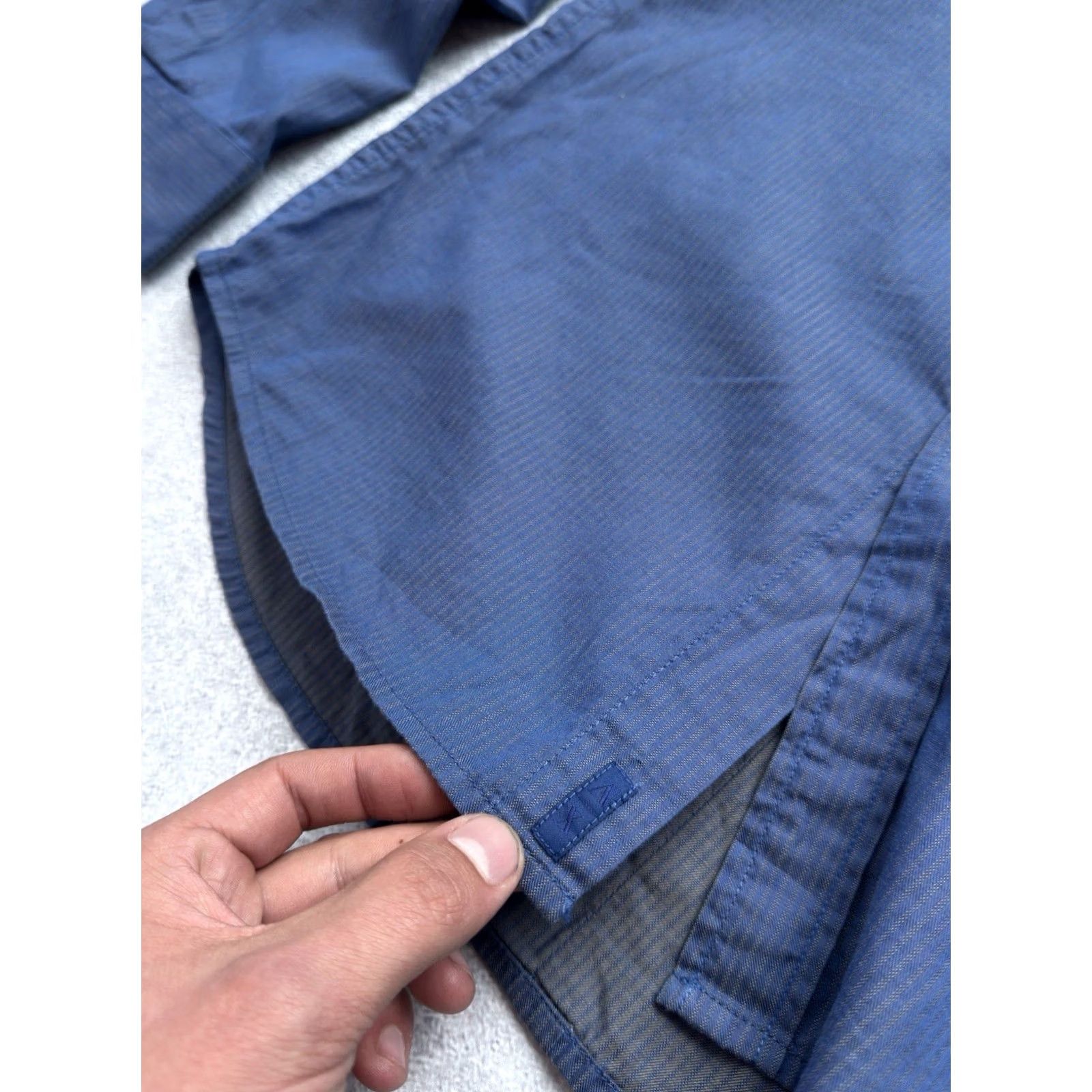 Armani Exchange Armani Exchange Classic Blue Navi French Cuff Shirt Men Size S Size US S / EU 44-46 / 1 - 3 Thumbnail