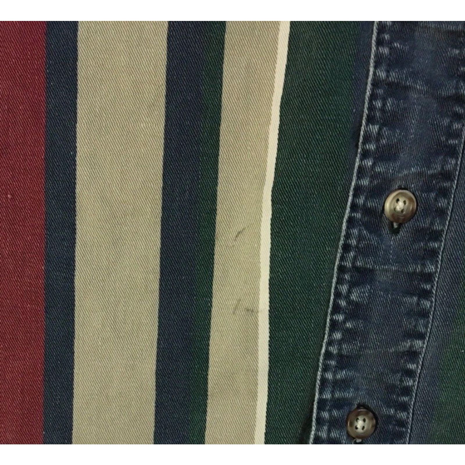Gotcha Vtg 90s Striped Faded Shirt M Surf Skate Beach Grunge AOP Vaporwave Gotcha OP 80 Size US M / EU 48-50 / 2 - 5 Thumbnail