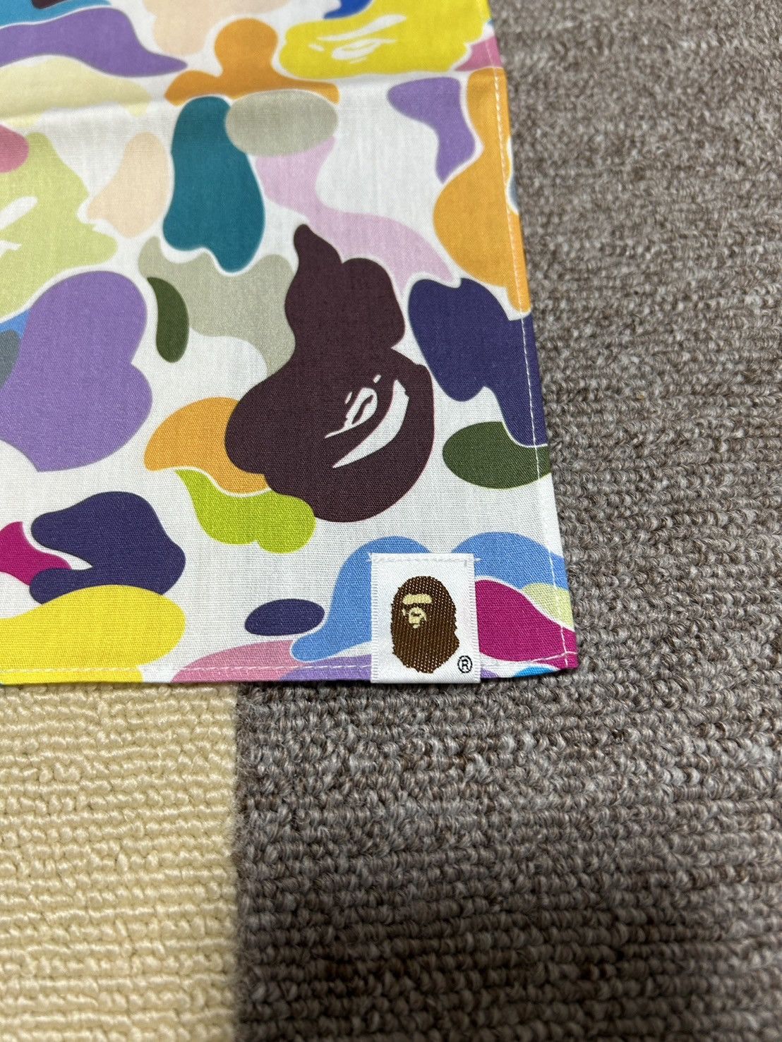 Bape NEW BAPE MULTI CAMO NYC LOGO BANDANA Size ONE SIZE - 5 Thumbnail