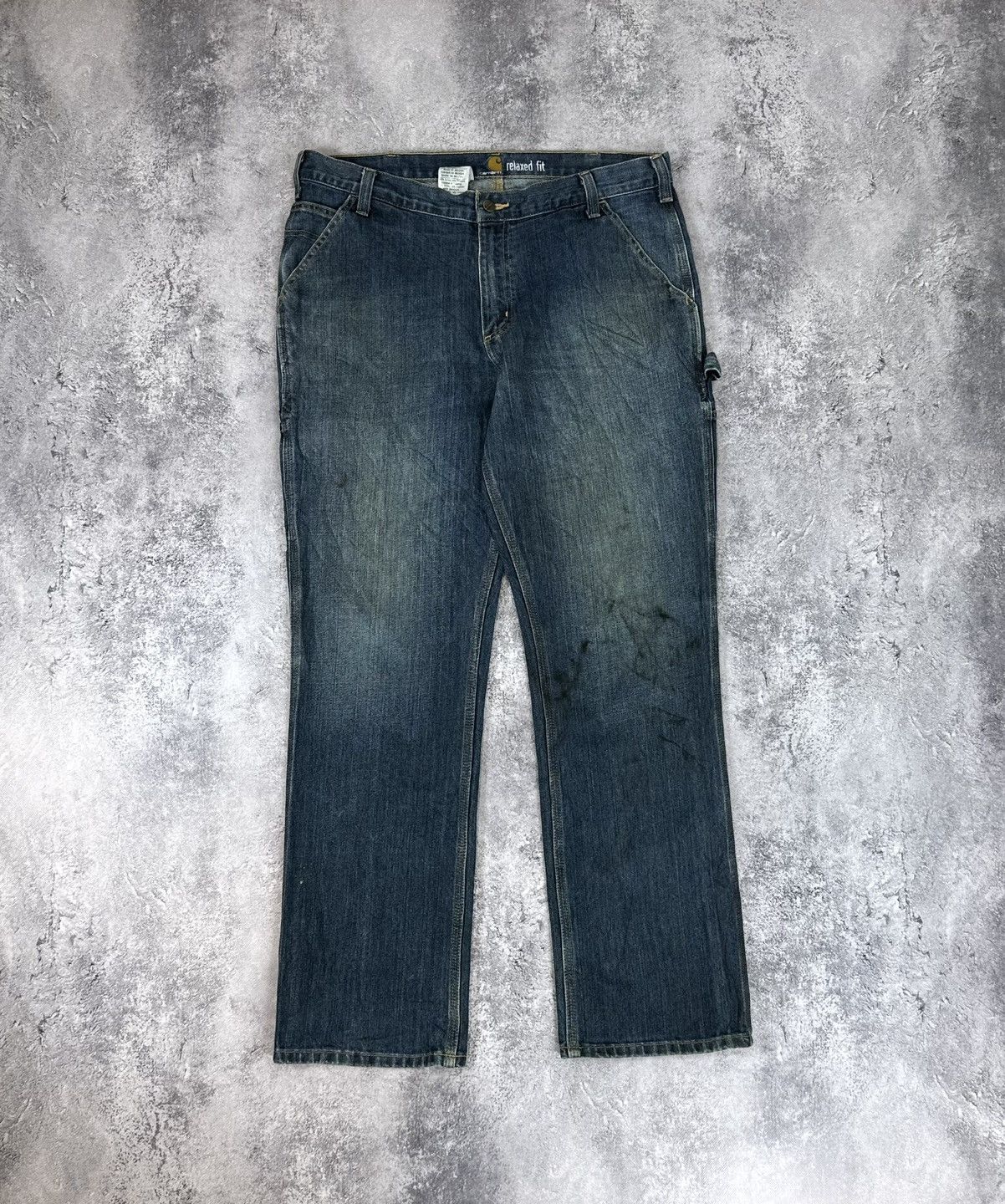 Carhartt Vintage Carhartt Denim Carpenter Cargo Hype USA Work Pants Size US 36 / EU 52 - 2 Thumbnail