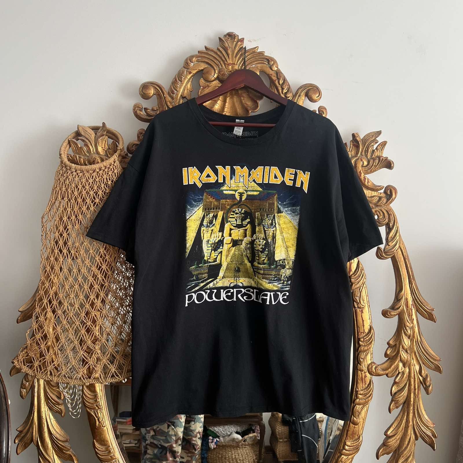 Band Tees Vintage Iron Maiden Powerslave Tour T-Shirt Szz XL Size US XL / EU 56 / 4 - 1 Thumbnail