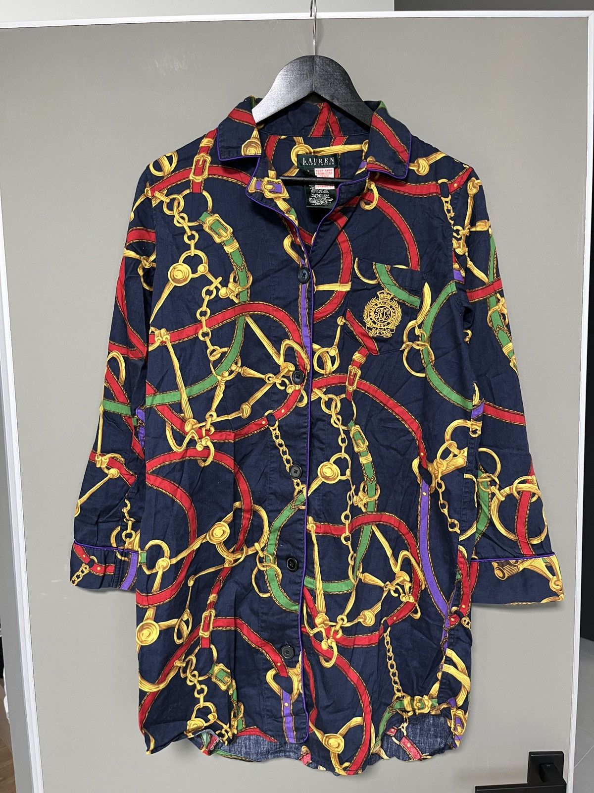Lauren Ralph Lauren Lauren Ralph Lauren Equestrian Blue Chains Light Coat Size M / US 6-8 / IT 42-44 - 2 Thumbnail