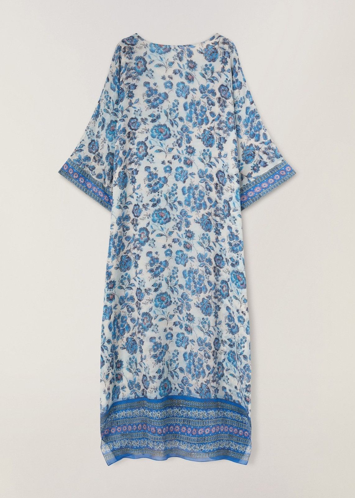 Loro Piana o1srvl11e0824 Cillia Flower Maxi Dress in Multicolor Size S / US 4 / IT 40 - 1 Thumbnail