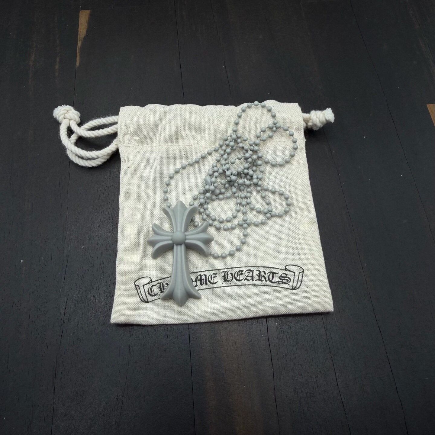 Chrome Hearts Chrome Hearts Gray Jewelry 2XL Men Size ONE SIZE - 1 Thumbnail