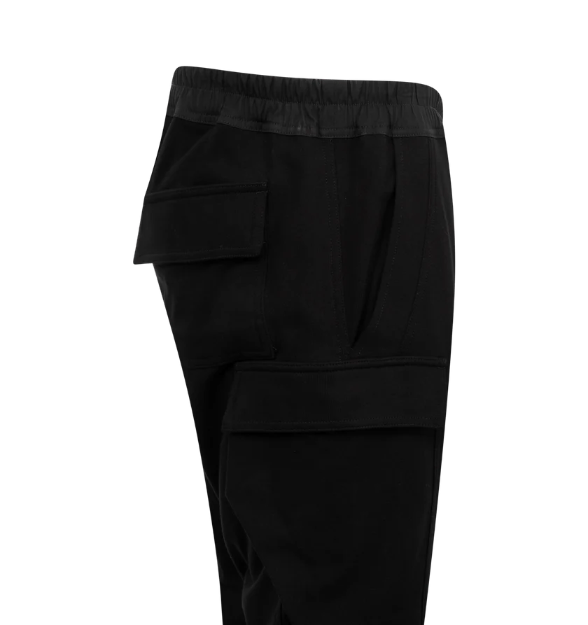 Rick Owens o1h1sh11225 Mastodon Megacargo Trousers in Black Size US 34 / EU 50 - 3 Thumbnail