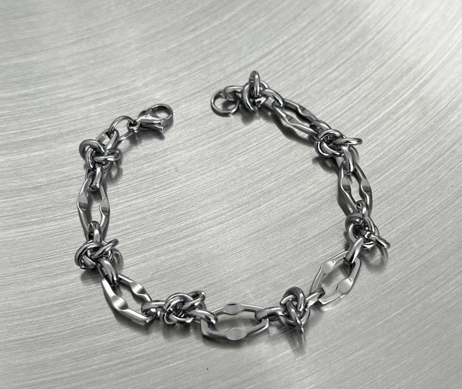 Jewelry Barbed Wire Silver Bracelet Size ONE SIZE - 3 Thumbnail