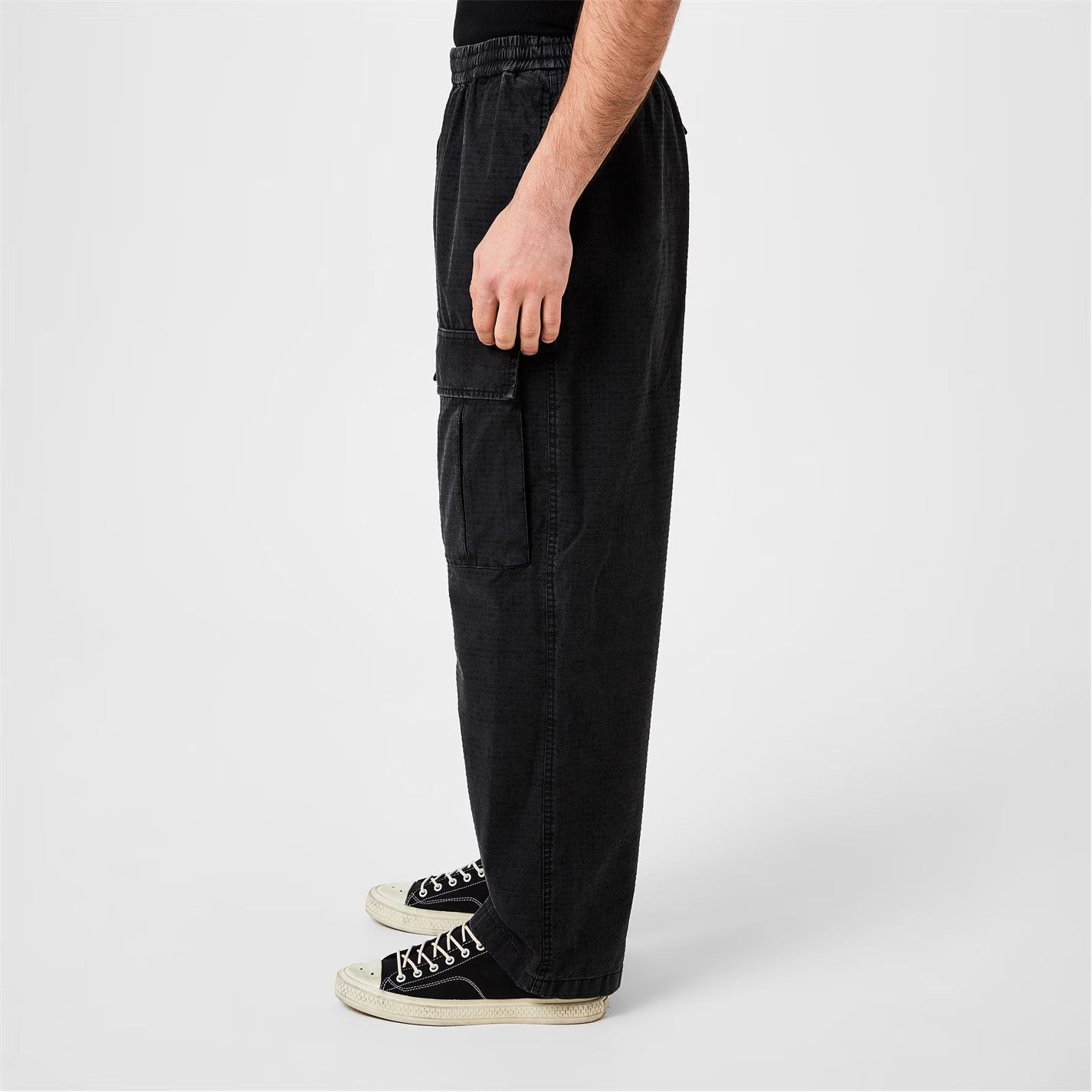 Acne Studios o1g2r1mq0825 Prudento Cargo Trousers in Black Size US 32 / EU 48 - 3 Thumbnail