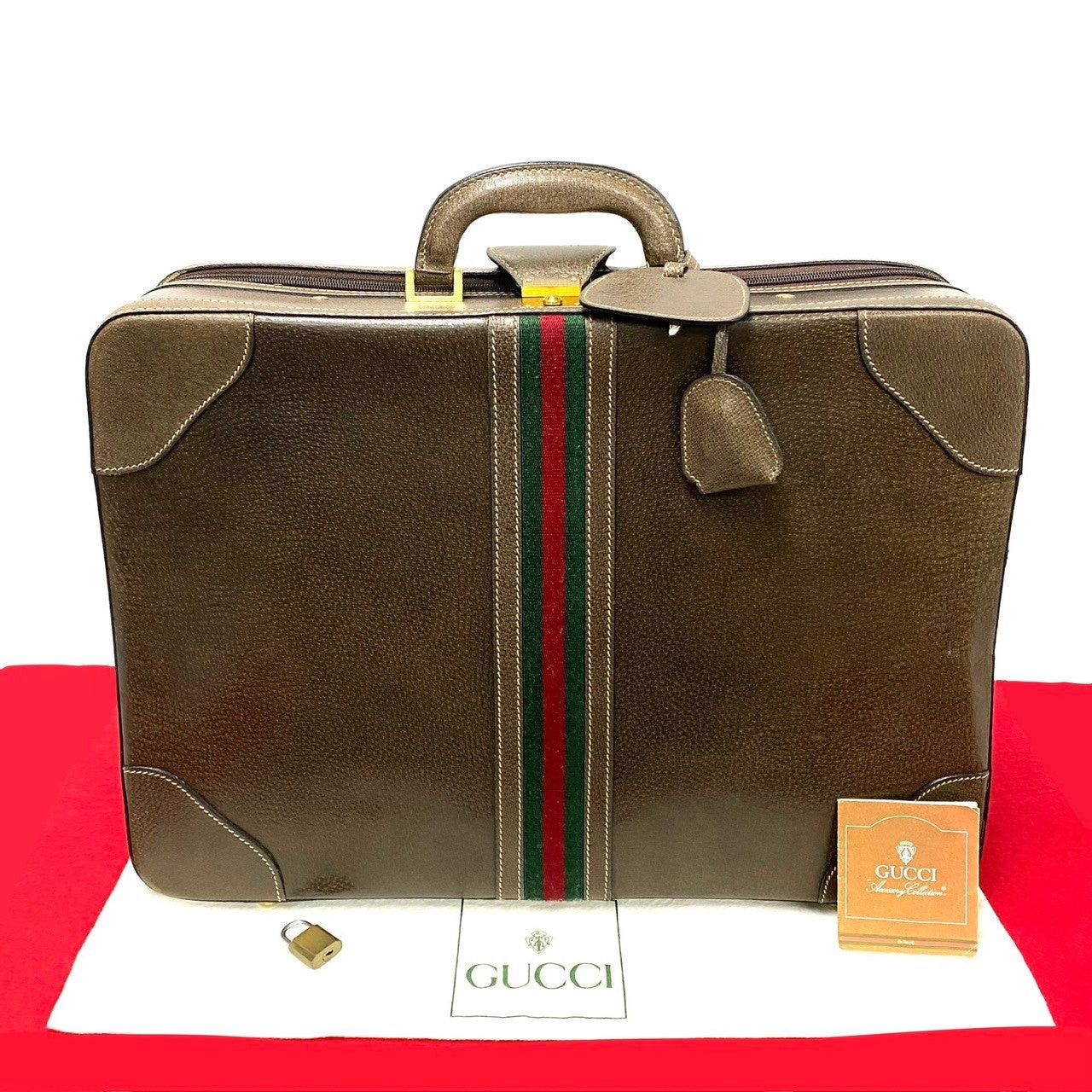 Gucci Gucci Handbag Brown Leather Size ONE SIZE - 1 Thumbnail