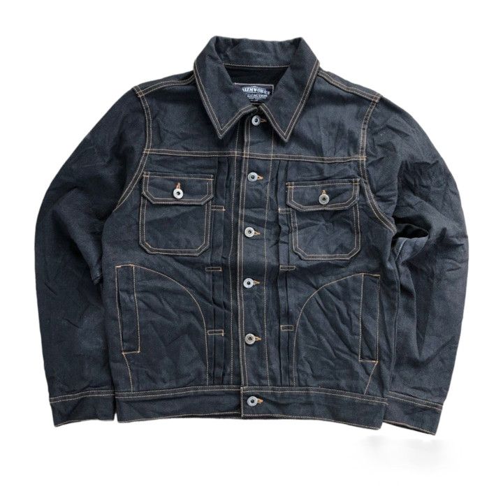 FrizmWORKS Frizmworks denim heavyweight jacket | Grailed