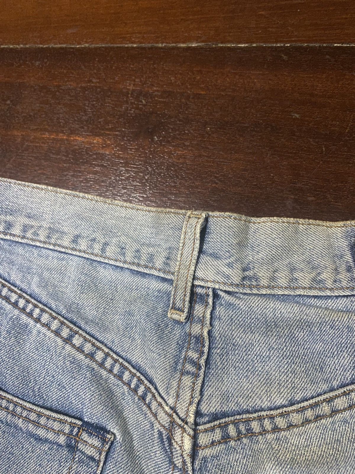 Levi's Vintage y2k Levis 504 Selvedge Distressed baggy wide Denim Size US 32 / EU 48 - 19 Thumbnail