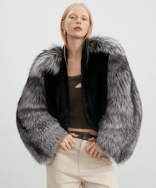 Other Blackglama Mink & Silver Fox Jacket Size L / US 10 / IT 46 - 1 Thumbnail