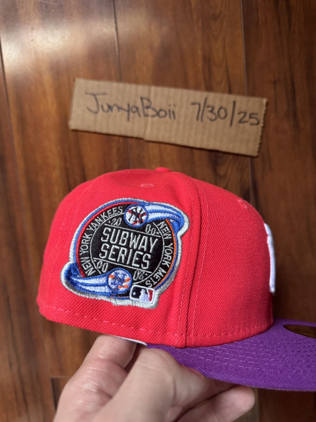 Hat Club Size 7 New York Yankees 2000 Subway Series Jae Tips Size ONE SIZE - 3 Thumbnail