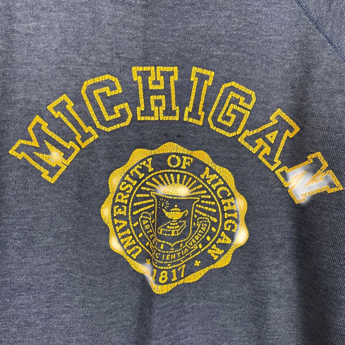 Vintage Vintage 80s University Of Michigan Crewneck Sweatshirt Size US M / EU 48-50 / 2 - 10 Thumbnail