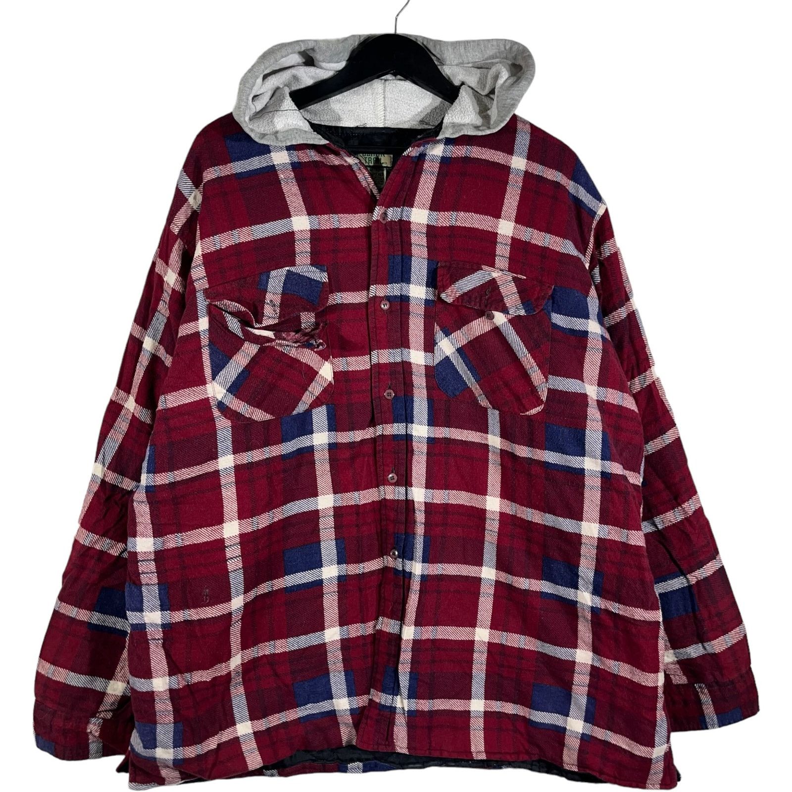 Ozark trail hooded flannel jacket sale