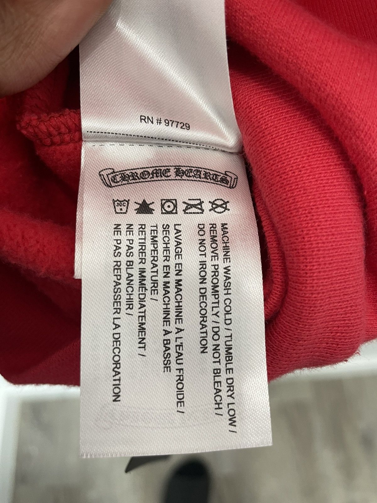 Chrome Hearts Chrome Heart scroll Logo Hoodie Size US XL / EU 56 / 4 - 10 Thumbnail