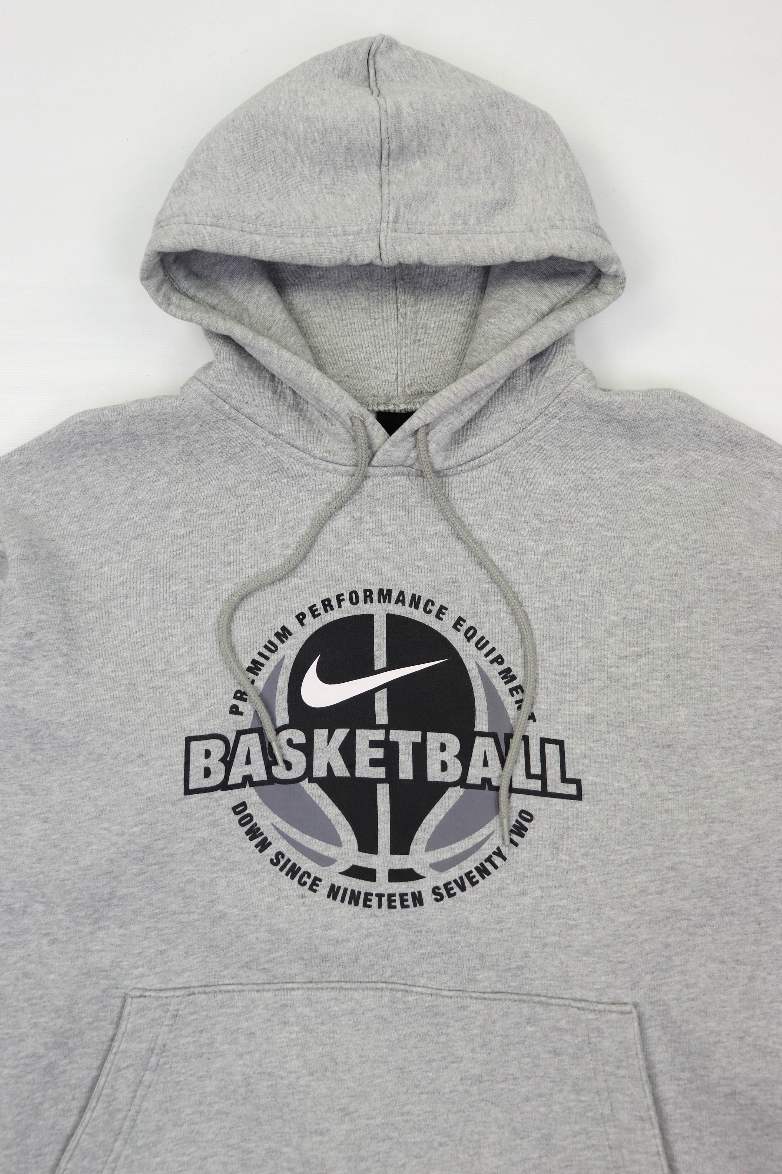 Nike Nike Vintage 00s Basketball Gray Graphics Hoodie Size US M / EU 48-50 / 2 - 3 Thumbnail