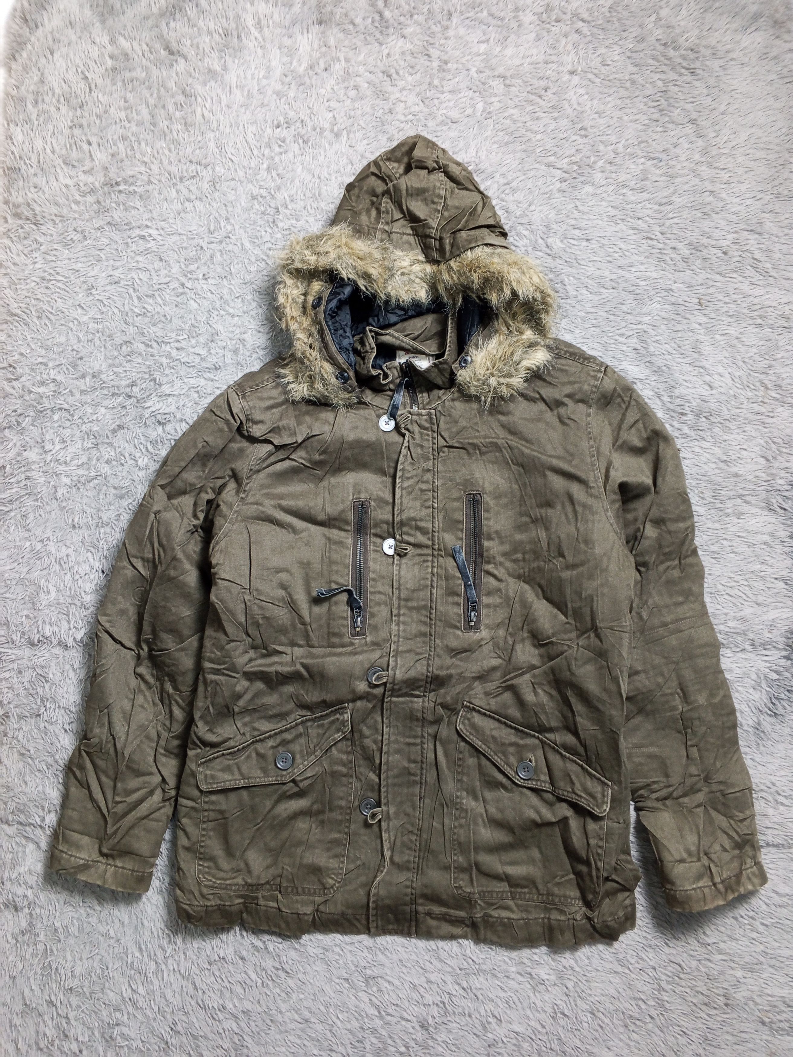 Japanese Brand Espeara Japan Brand Parka Puffer Faux Fur Jacket Size US L / EU 52-54 / 3 - 1 Thumbnail