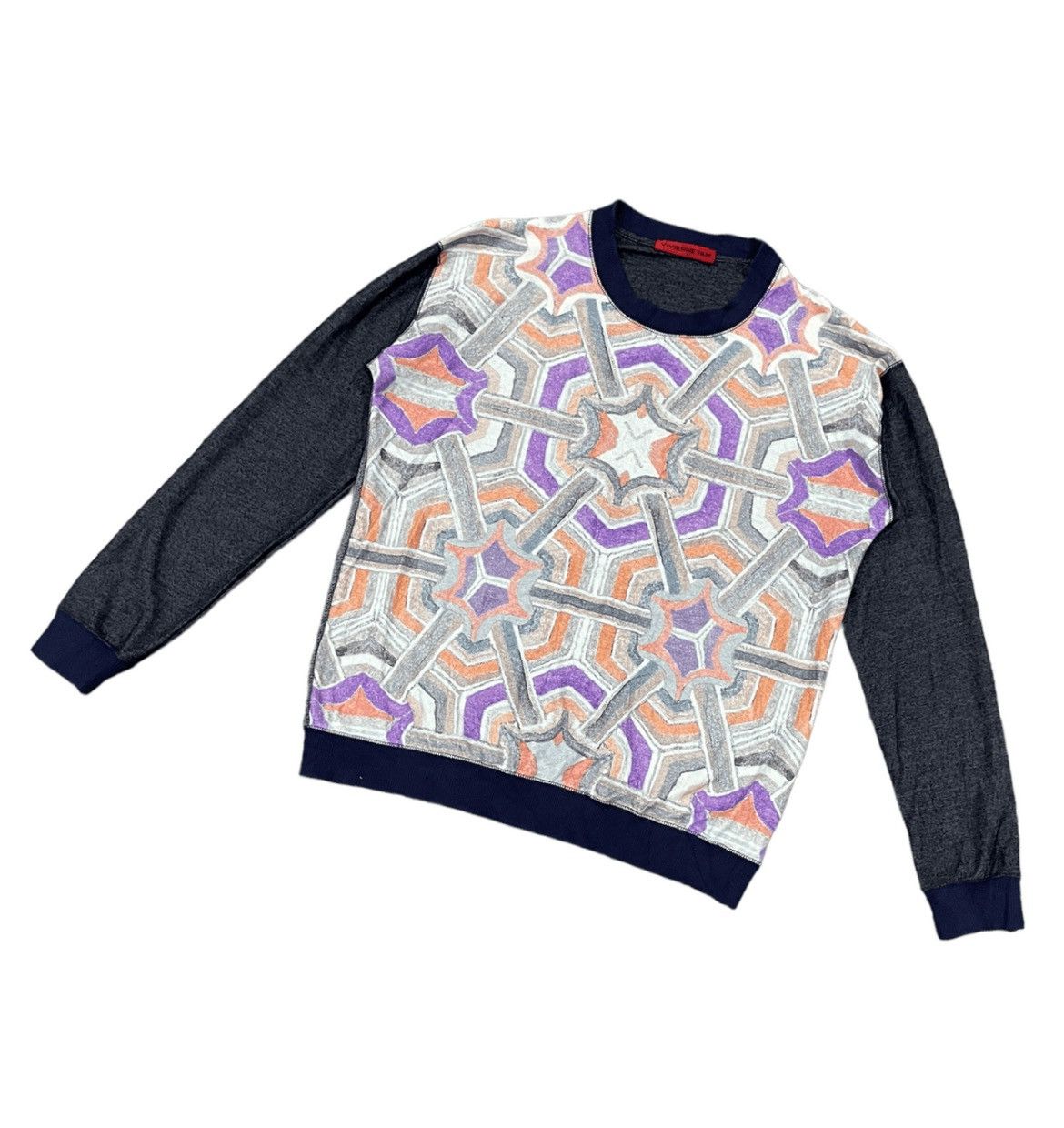 Designer Vintage 90s Vivienne Tam Designer Unisex Sweatshirt Size US M / EU 48-50 / 2 - 2 Thumbnail