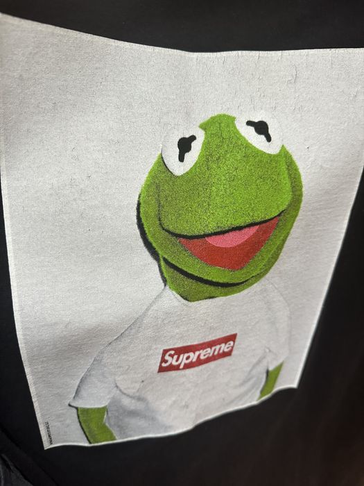 Supreme kermit hot sale tee black