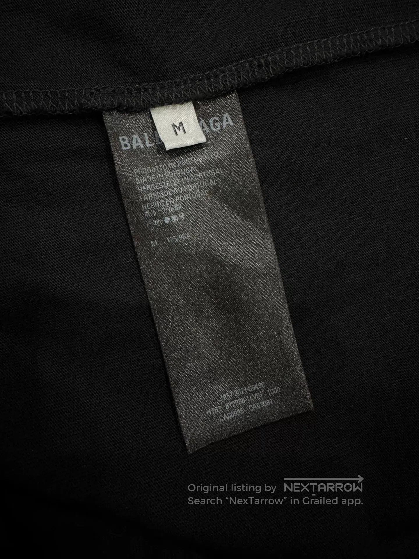 Balenciaga Balenciaga Short Sleeve Embroidered T-Shirt M. Size US M / EU 48-50 / 2 - 8 Thumbnail