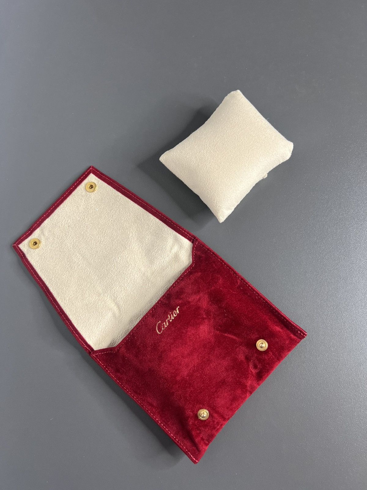 Cartier Cartier Watch Travel Case Pouch Suede Size ONE SIZE - 1 Thumbnail