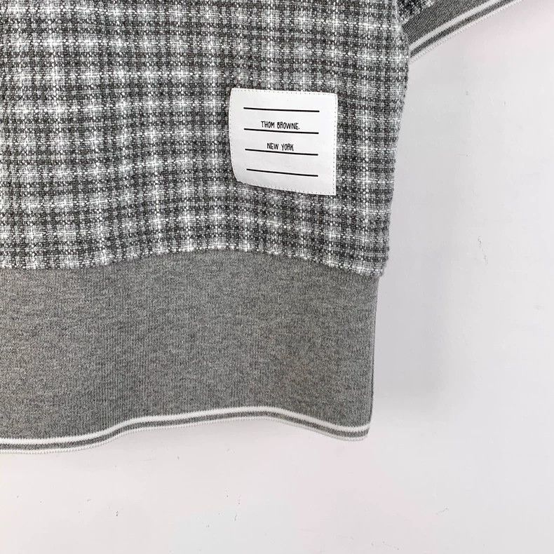 Thom Browne Thom Browne Gray cotton turned-down single row knitted sho Size XS / US 0-2 / IT 36-38 - 4 Thumbnail