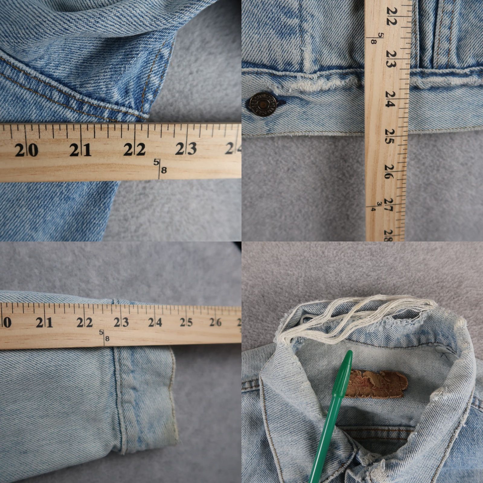 Levi's VINTAGE Levi's Trucker Jacket Denim Blue 80s Size US L / EU 52-54 / 3 - 9 Thumbnail