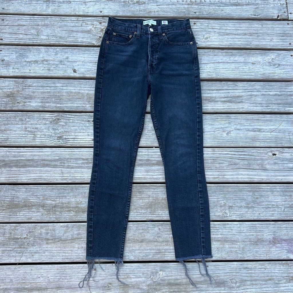 RE/DONE RE/DONE Originals High-Rise Skinny Ankle Jeans Button Fly Wo Size 26" / US 2 / IT 38 - 2 Thumbnail