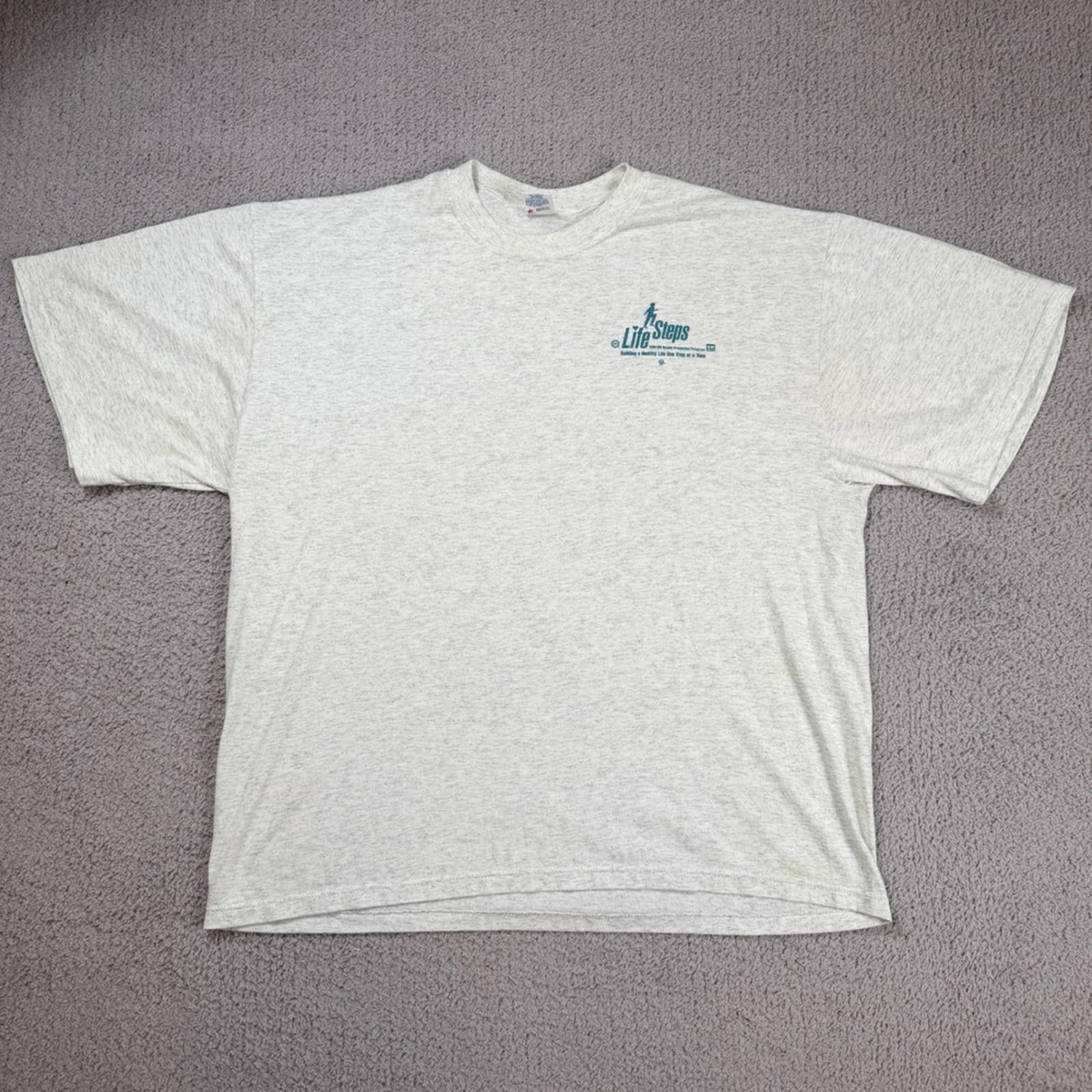 Other Vintage 90s GM LifeSteps UAW Health Promotion T Shirt XXL Size US XXL / EU 58 / 5 - 2 Thumbnail